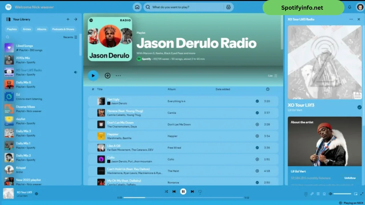 Spotify blue